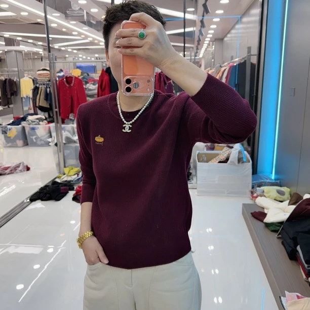 超保暖轻便加绒8色圆领打底外穿毛衣2665品