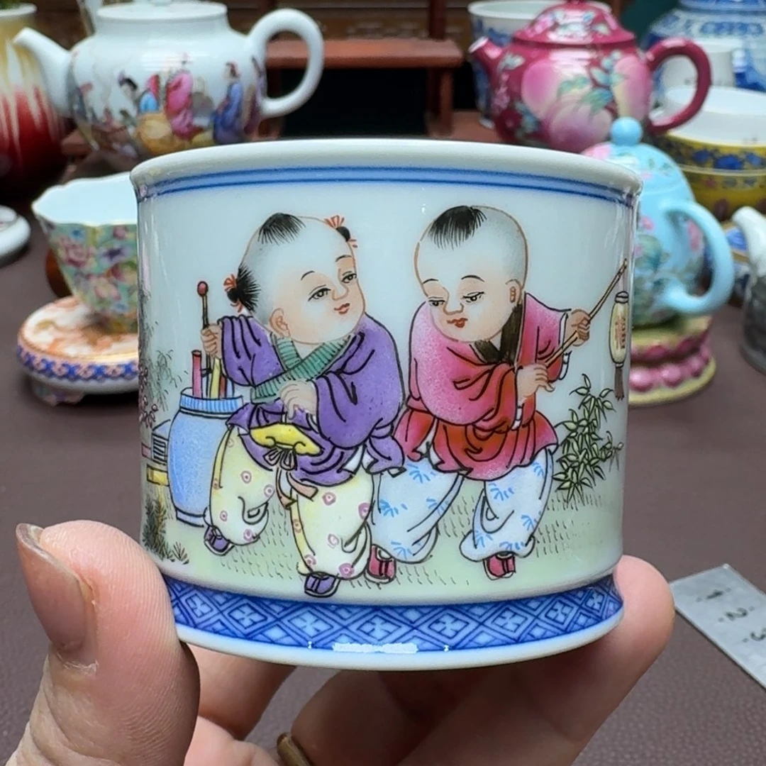 瓷片景德镇仿古手工制作精品展示