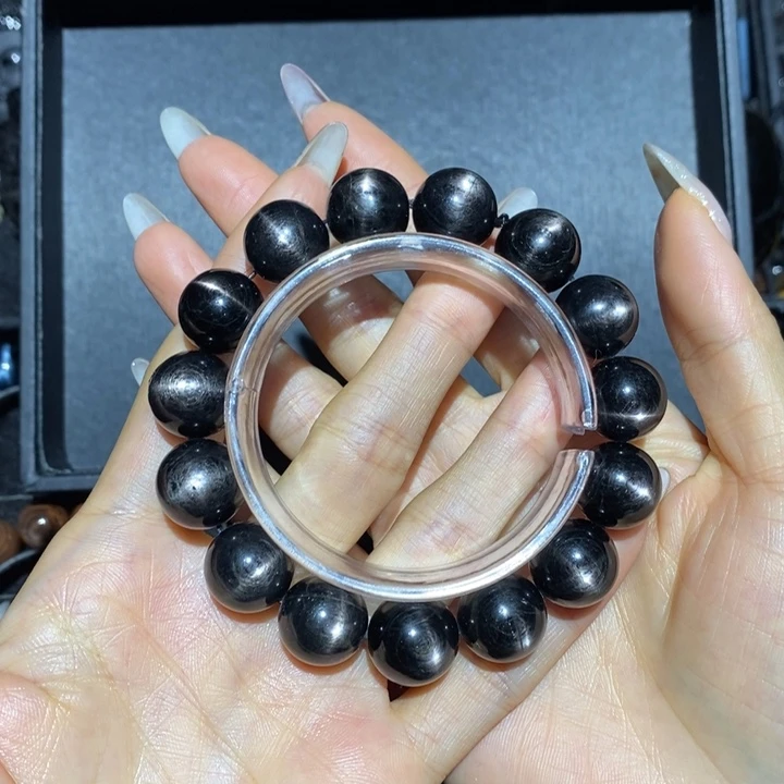 辉石金运石手串未镶嵌李*咩