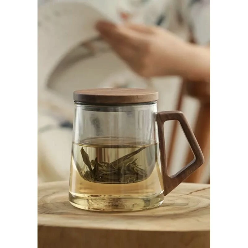 禾器-木辰杯 办公杯高硼硅玻璃茶具
