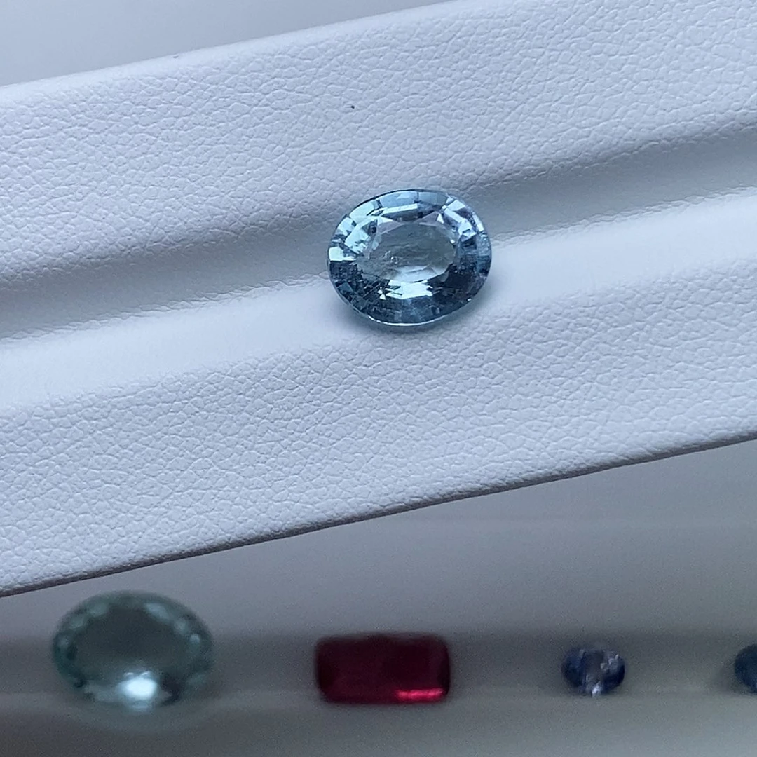 裸石海蓝宝石2.91克拉天然