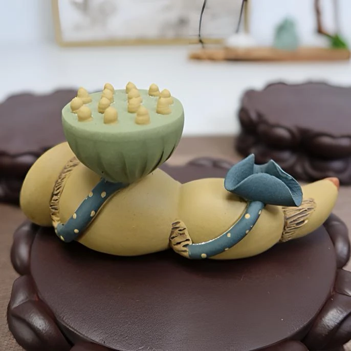 莲藕莲蓬紫砂茶宠