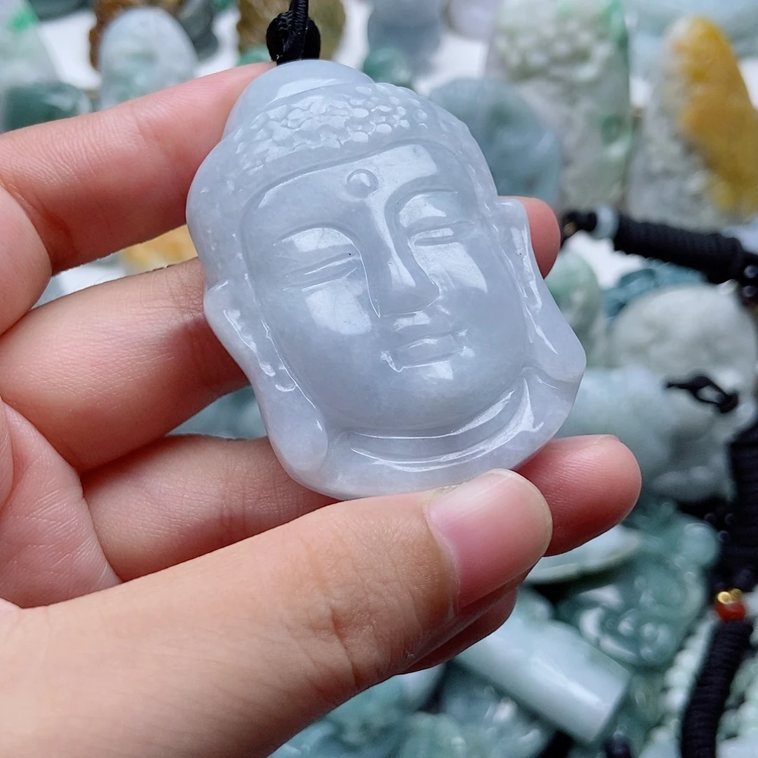 翡翠未镶嵌吊坠(不含链)1