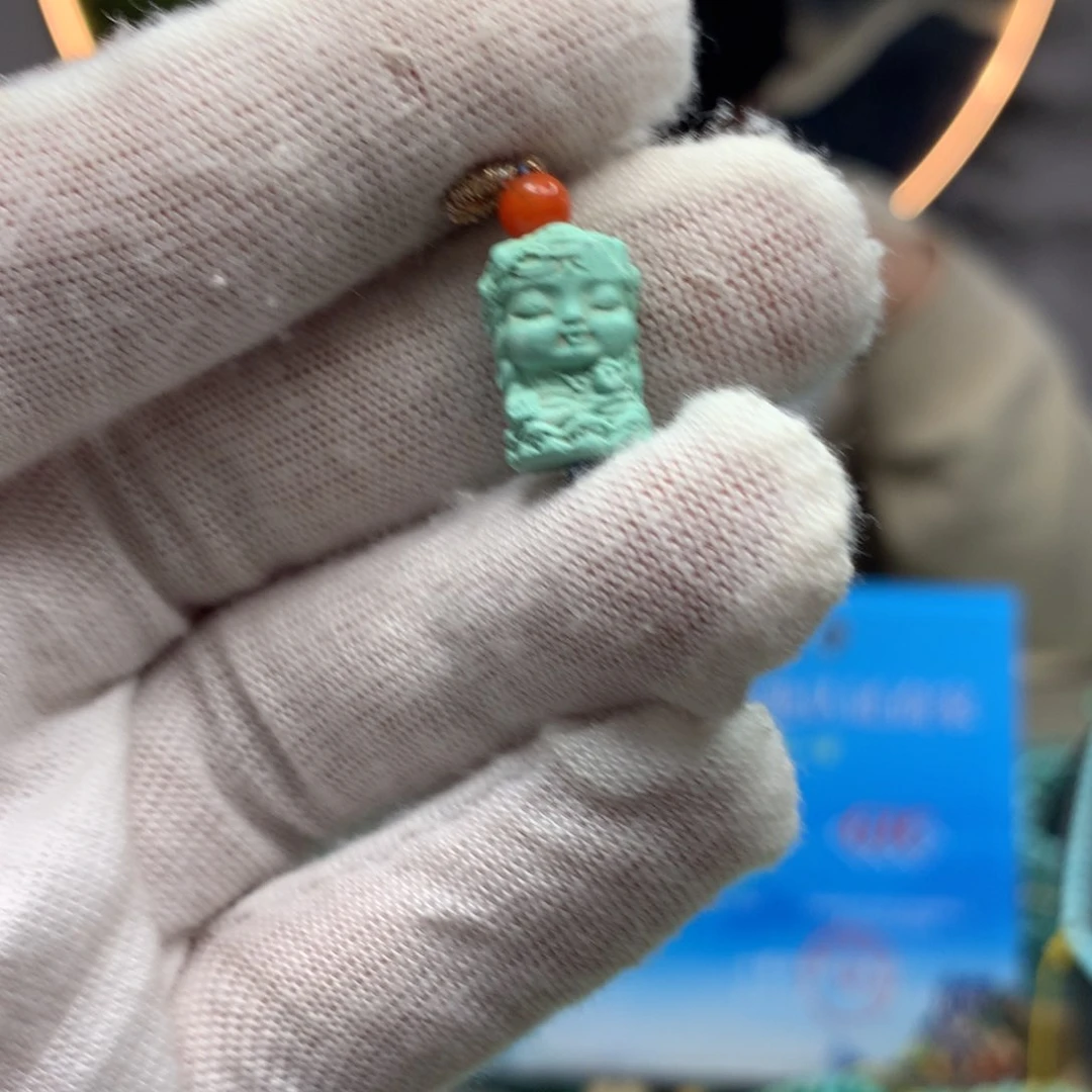 绿松石挂件未镶嵌