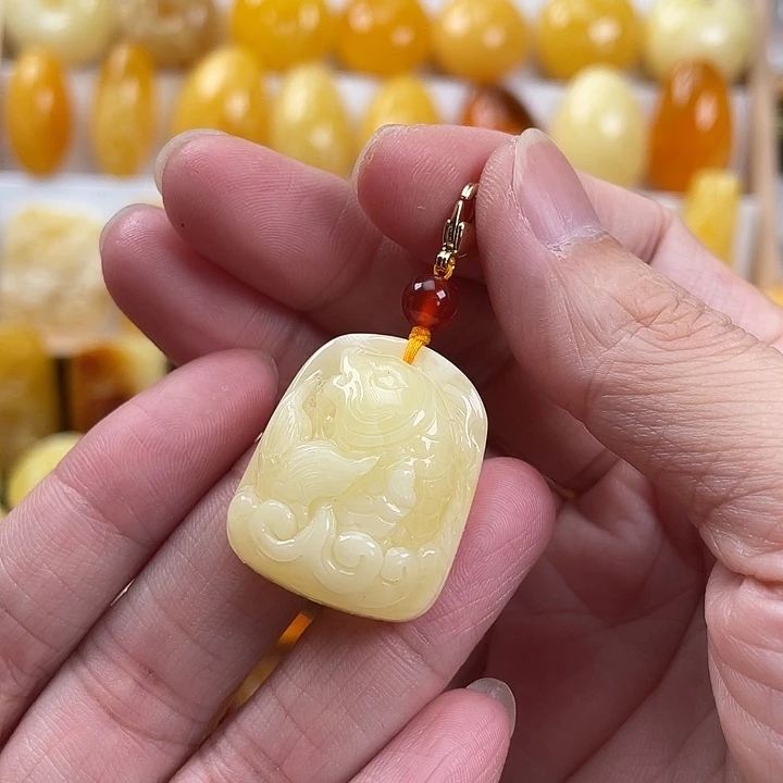 未镶嵌颈饰蜜蜡蜜蜡