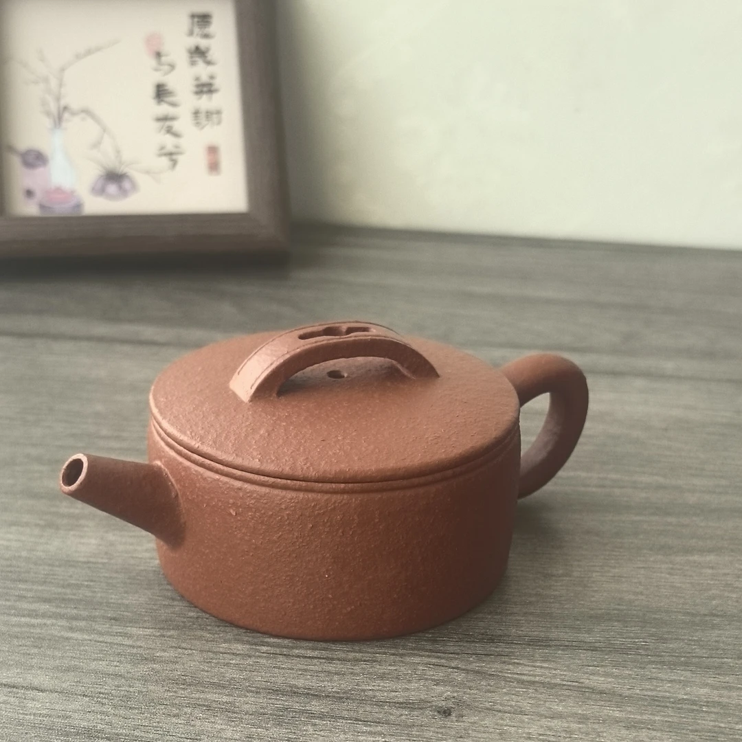 150cc朱泥汉瓦壶