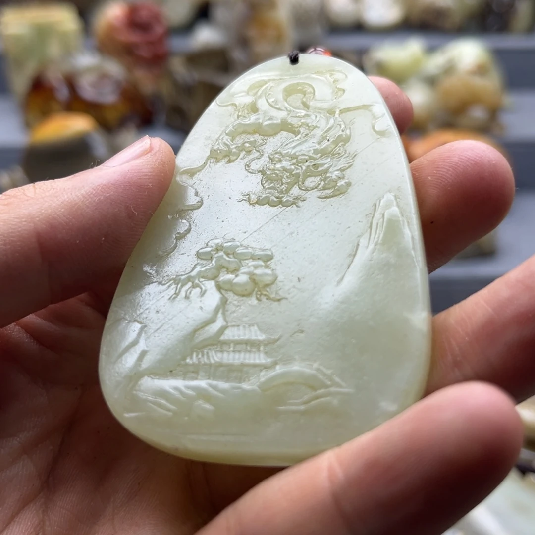 颈饰未镶嵌和田玉