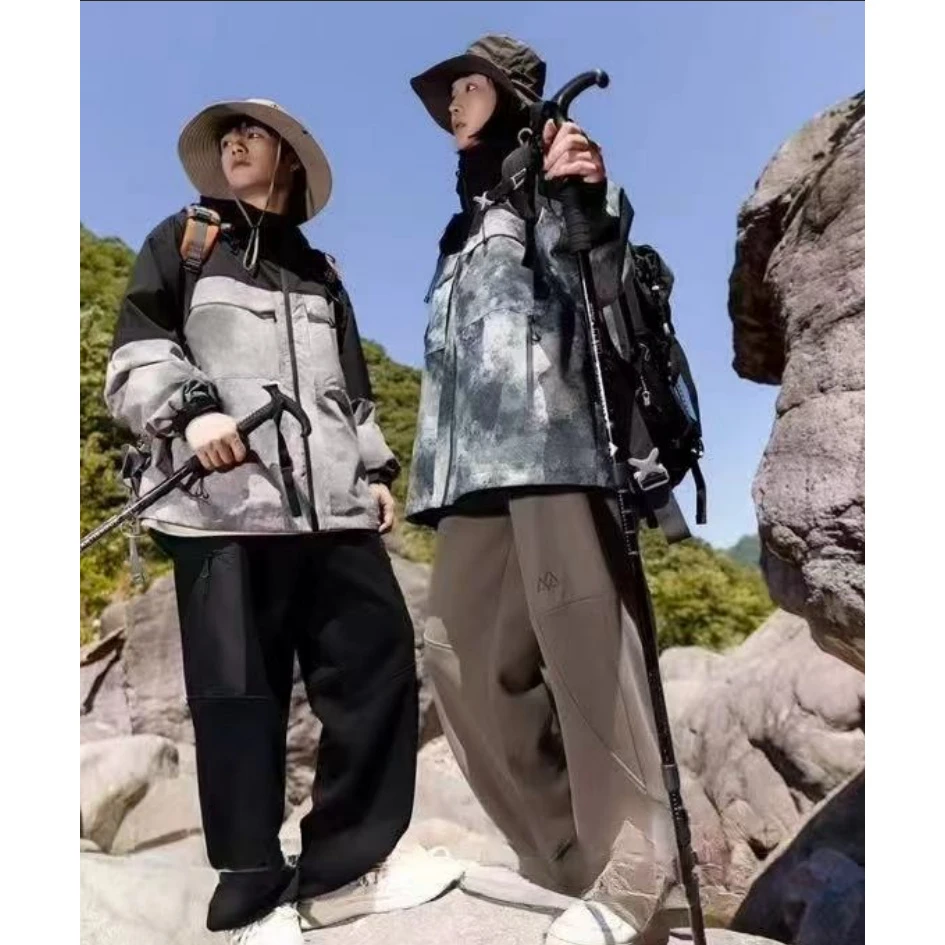 【24687-黑拼咖】青少年春秋款风衣外套