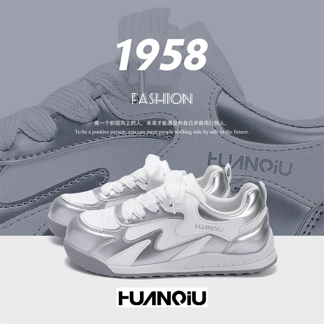 环球百搭德训鞋2025秋季新款鞋子女ins潮流低帮皮面女士休闲鞋