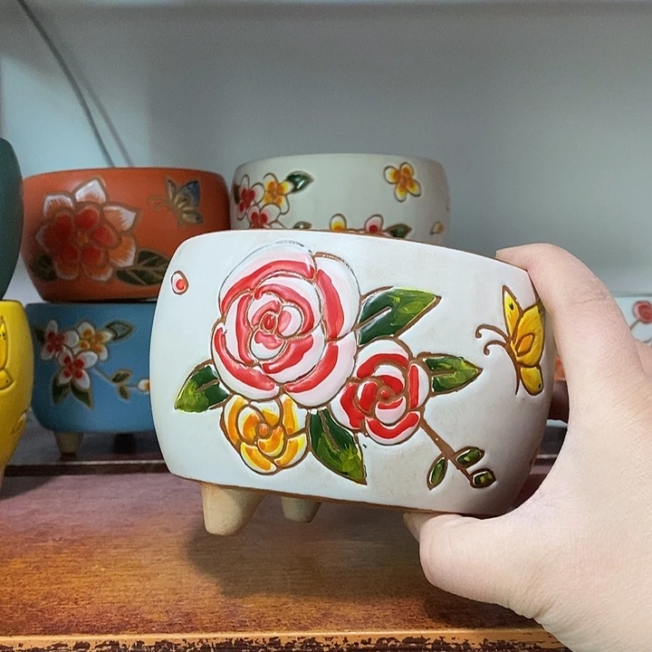 外13内11.5高10左右，纯手工制作，一单包邮