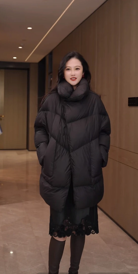 陈妍君【一手长95鹅绒冬款立领磁吸扣羽绒服】 CYJ-JJ477-F028