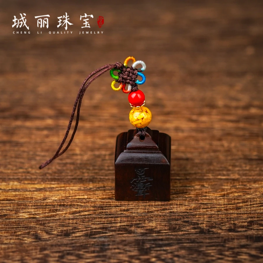 【加速器】雷击木九天玄女印章包挂件/个S02FL-3375-1