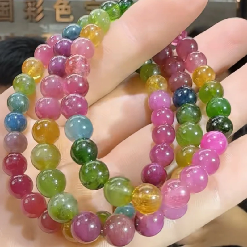 巴西 天然碧玺手串