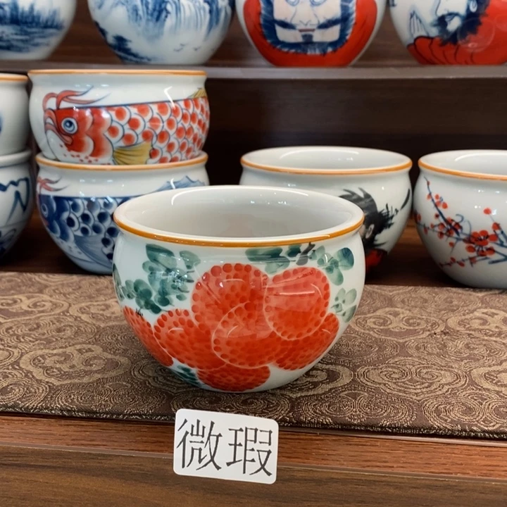 釉下老陶泥手工绘制