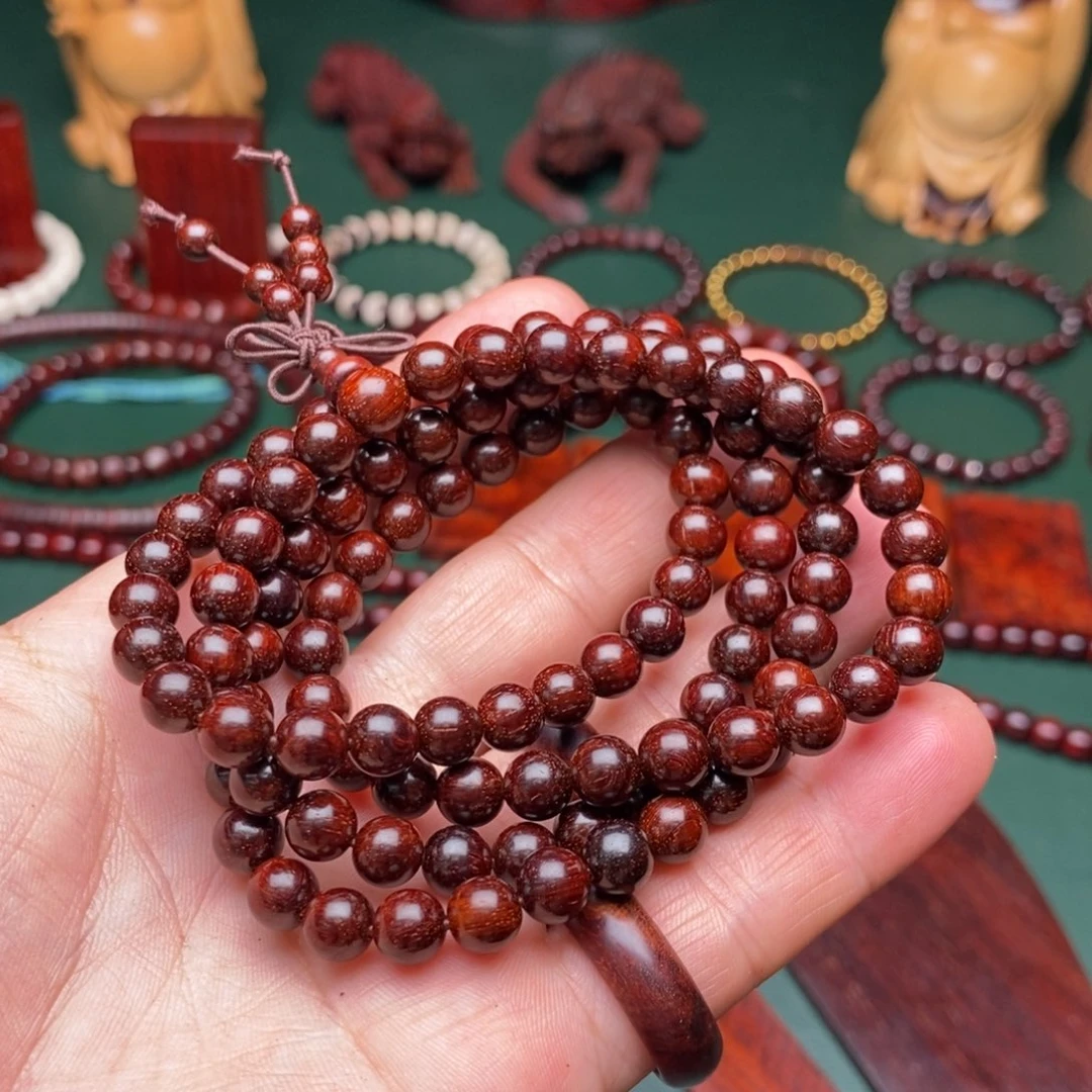 小叶紫檀手串/手链多样性发其一小叶紫檀0.7/108