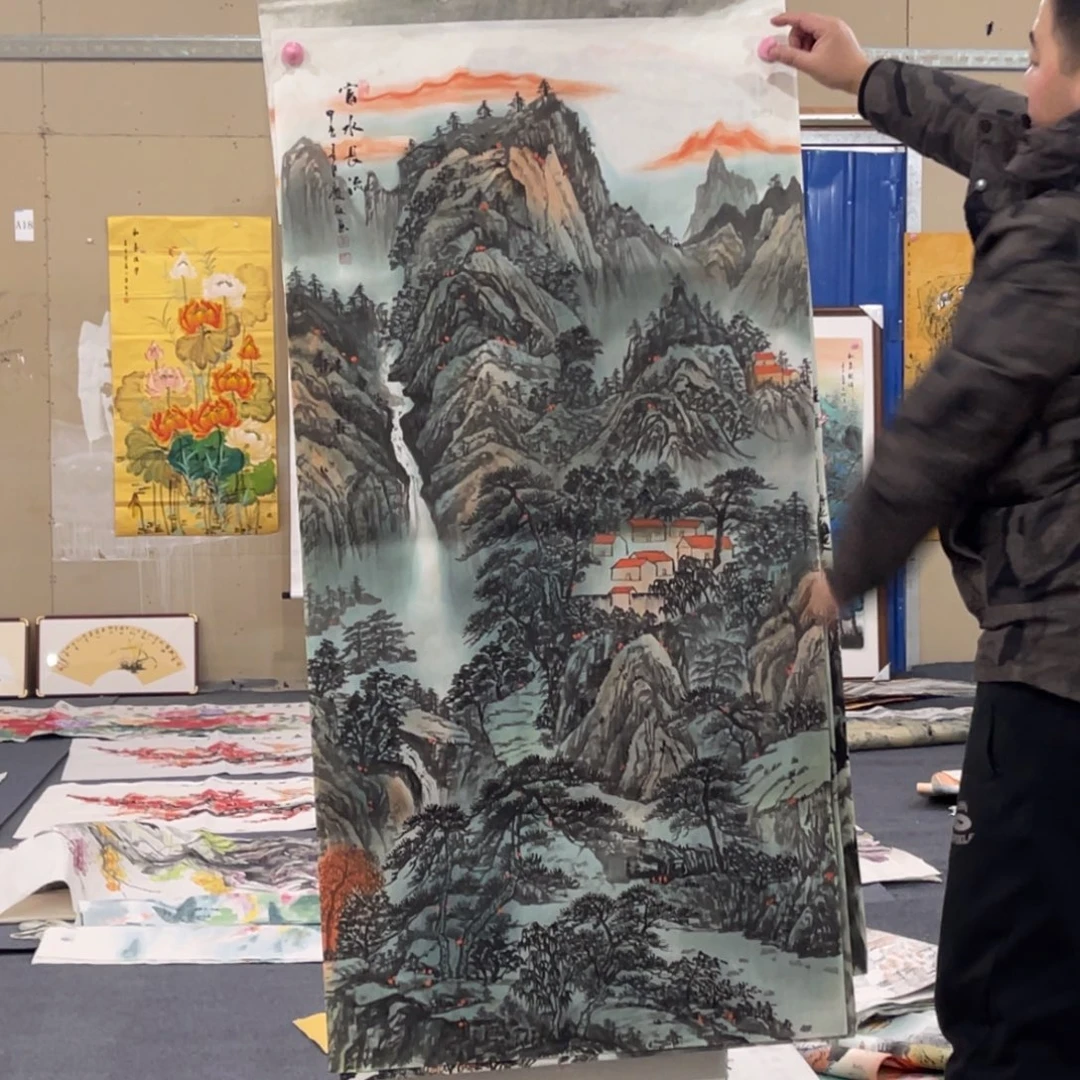 国画处理作品看好再拍哦