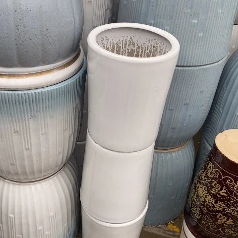 低腰白圆柱中号 口25/30