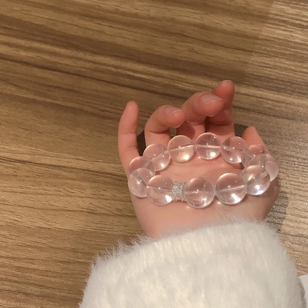 SG1672-［空镜］水晶合金手串奢华气质锆石氛围感均有瑕色差