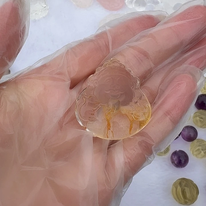倾***听未镶嵌水晶吊坠(不含链)水晶