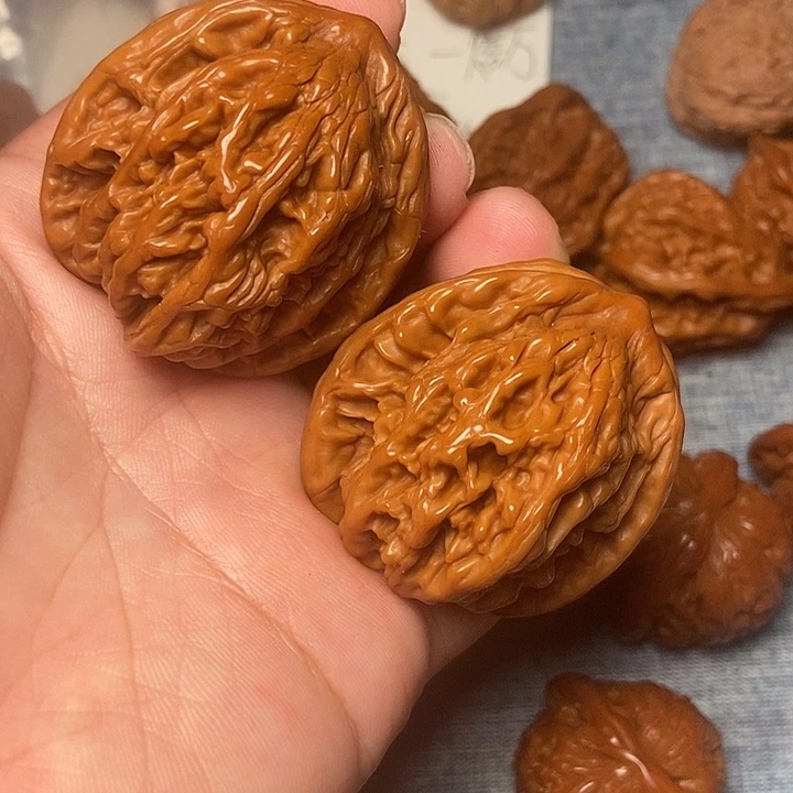 伯***猫吊坠文玩核桃虎头43
