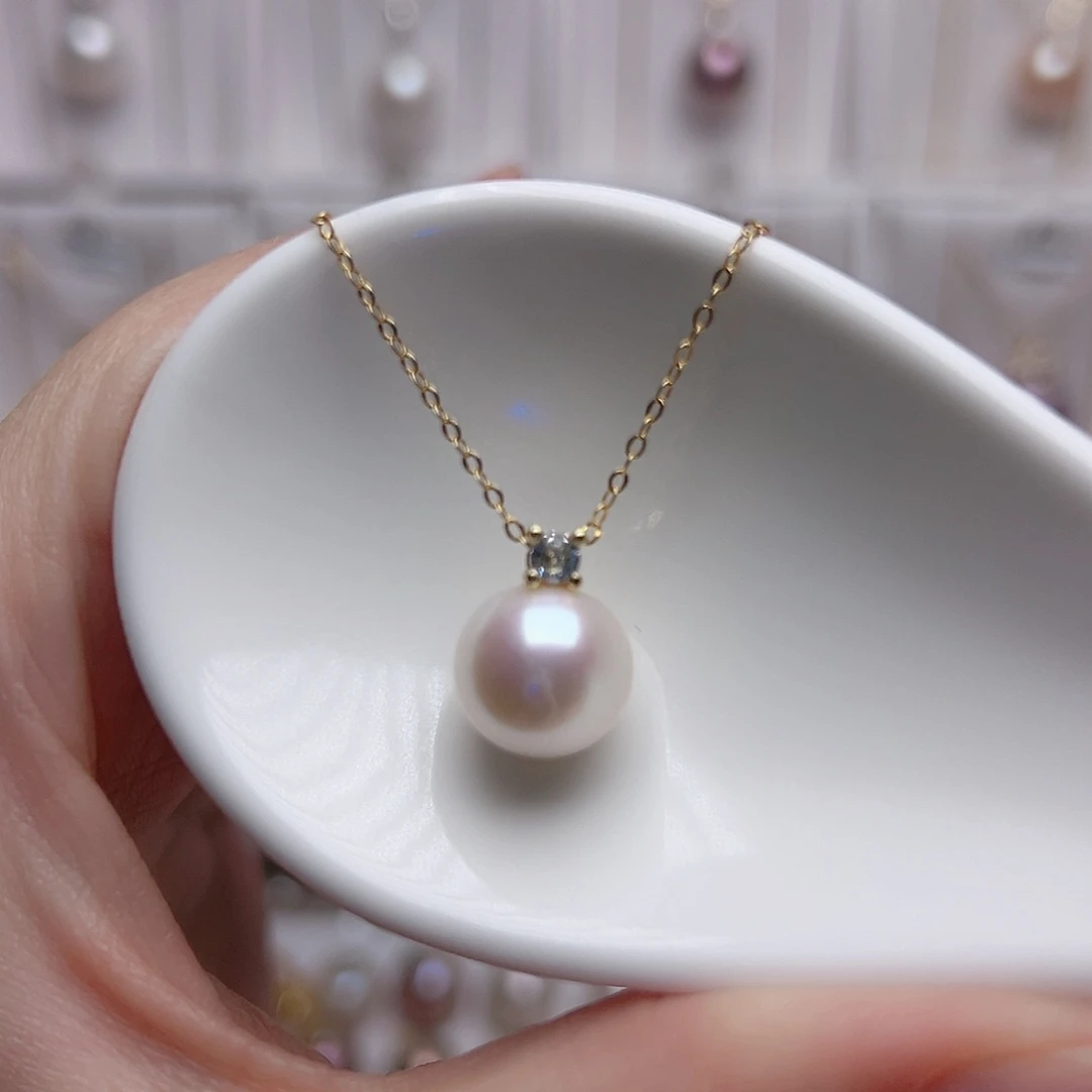 淡水珍珠未镶嵌吊坠(赠链)