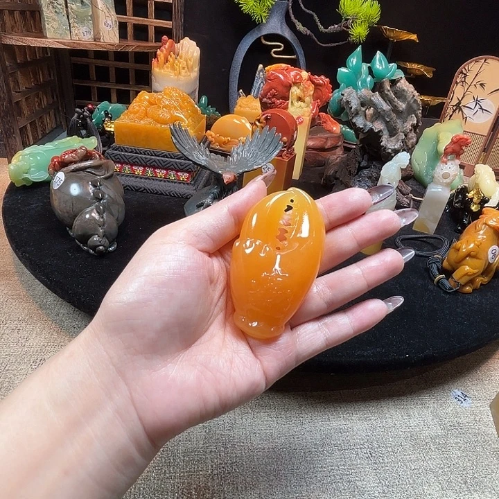 昌化石印石金田黄