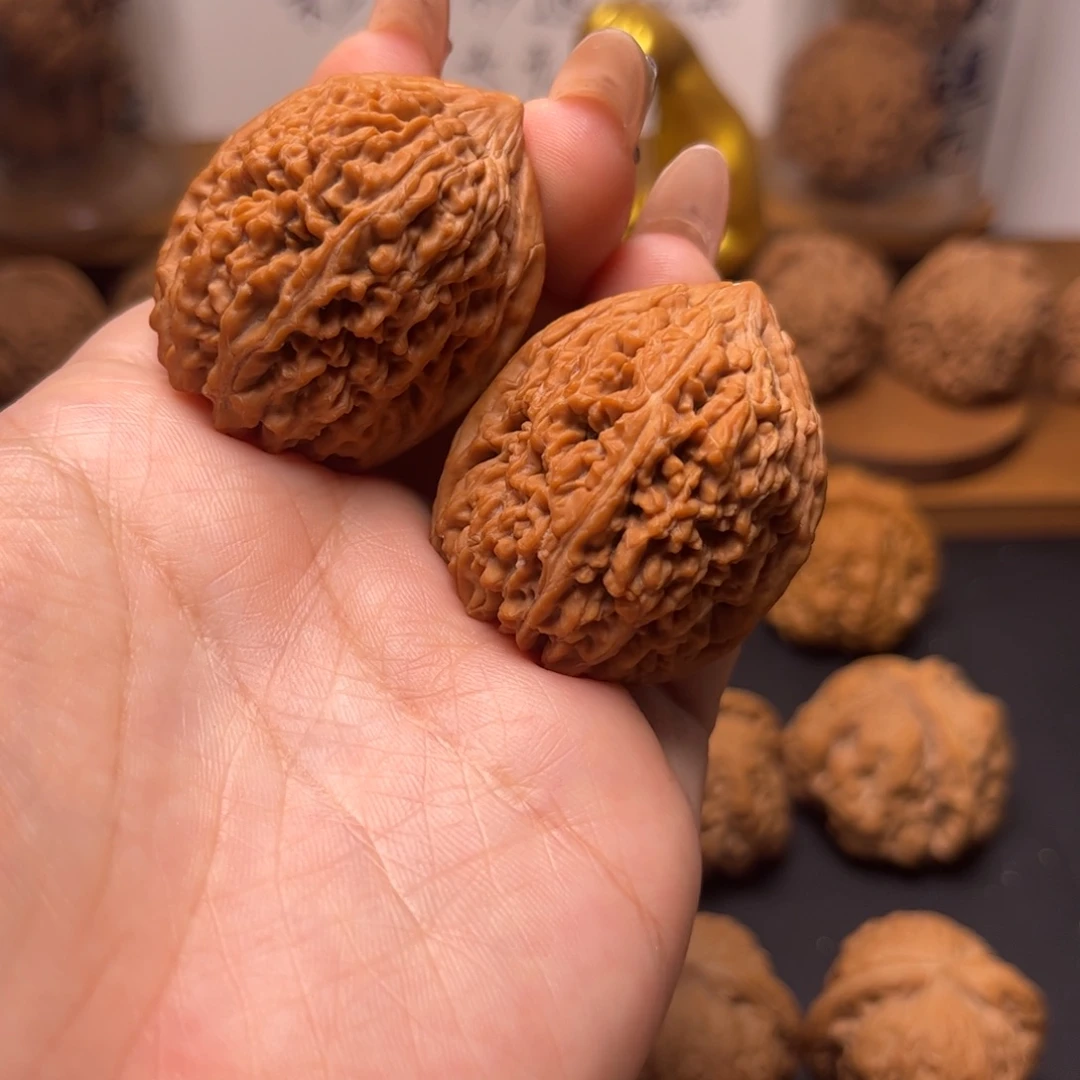 把件文玩核桃蒜头35全
