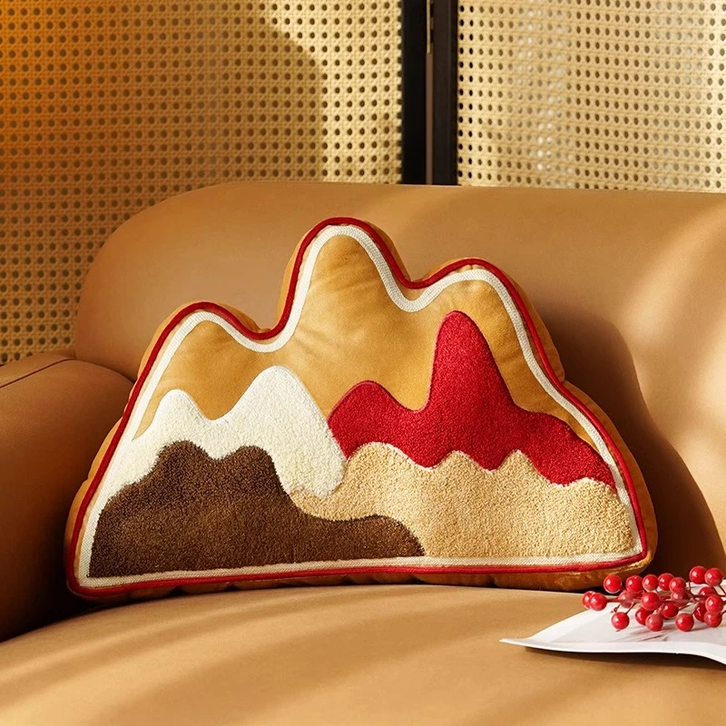 靠山抱枕国潮新中式福禄沙发靠垫靠背垫护腰枕靠枕床头枕乔迁礼物