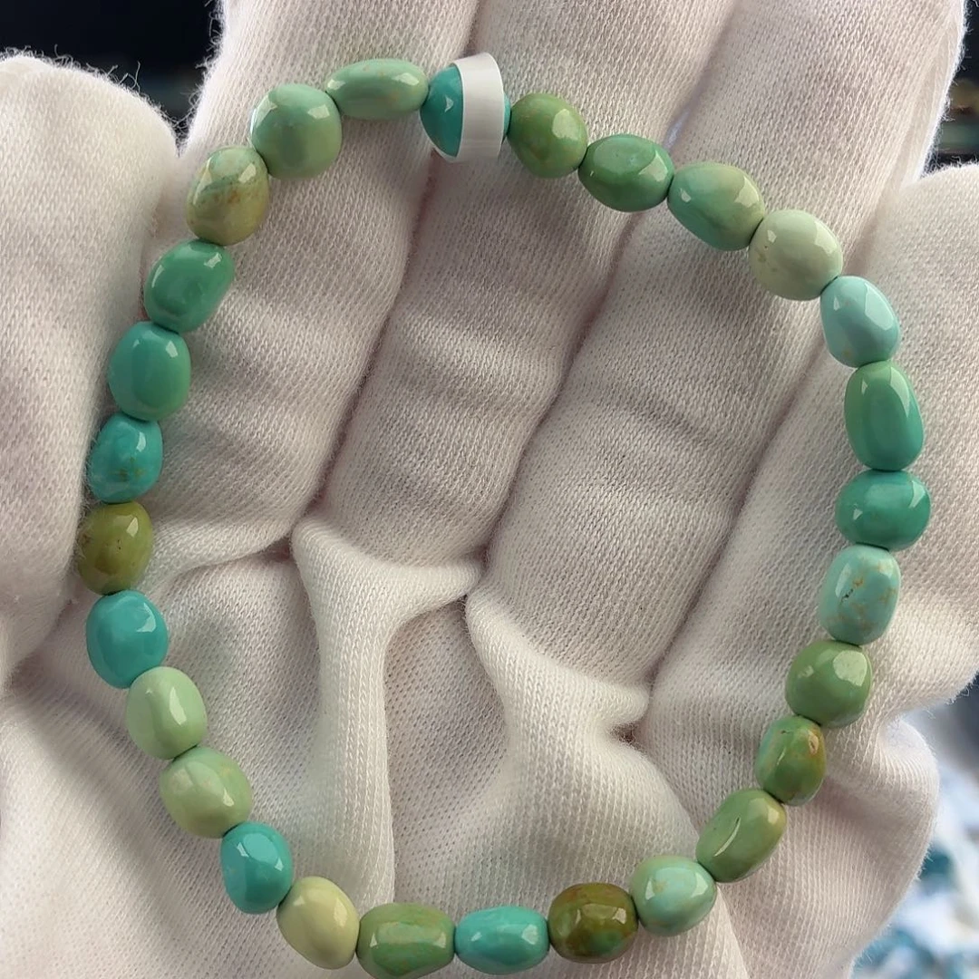 绿松石未镶嵌配饰6mm