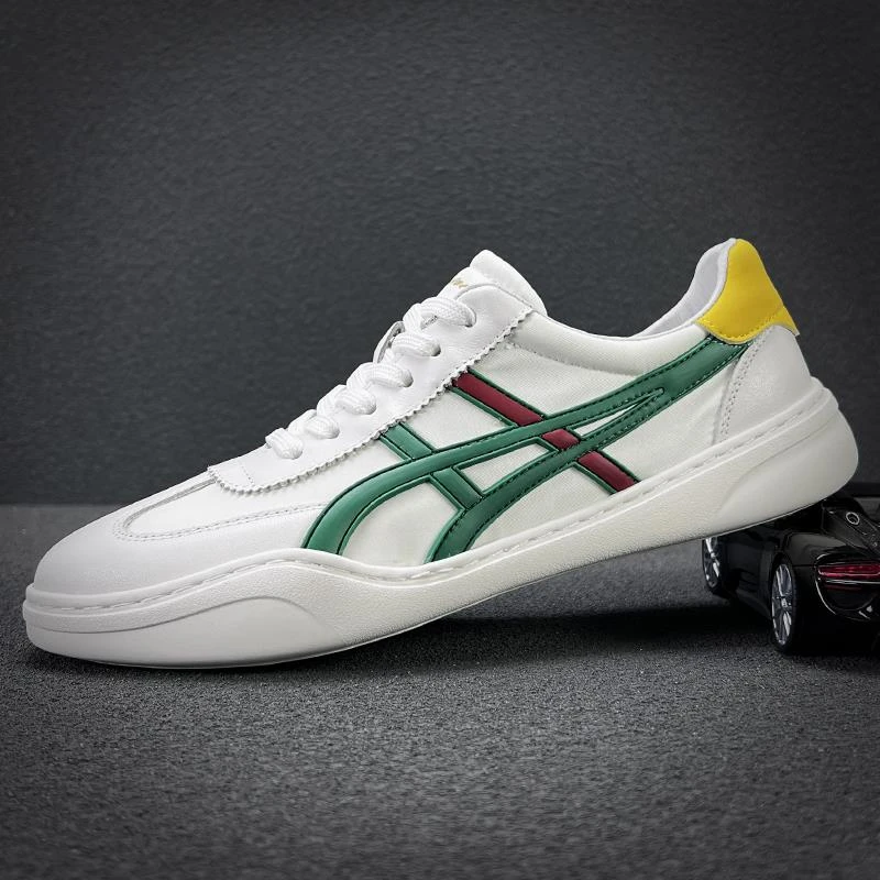 运动休闲板鞋2025年夏季透气帆布鞋男小白鞋韩版潮牌男士百搭鞋子