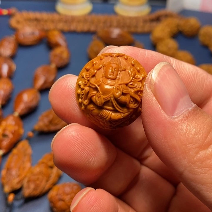 橄榄核手串/手链超***豆橄榄核雕工艺精湛