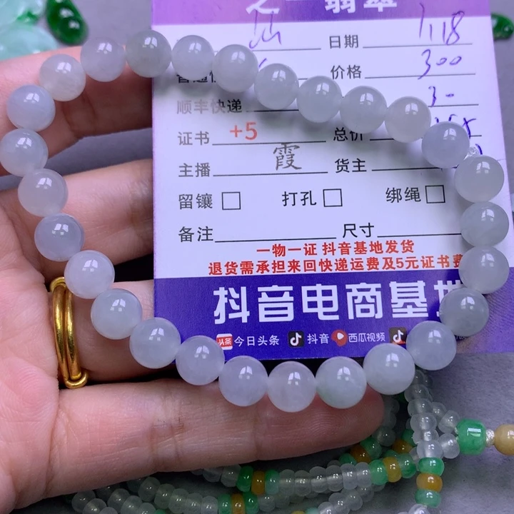 翡翠颈饰未镶嵌汕****姐