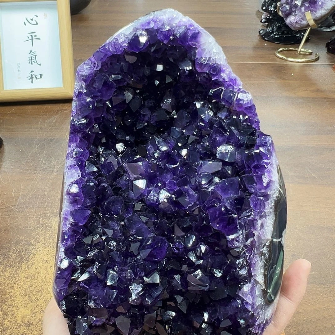 紫晶摆件未镶嵌紫晶