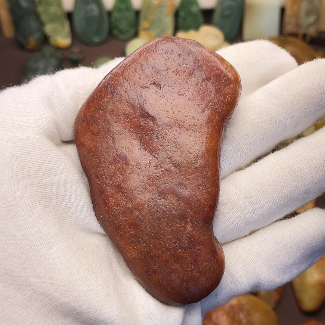 水****岫岩河磨玉（透闪石质玉）未镶嵌颈饰