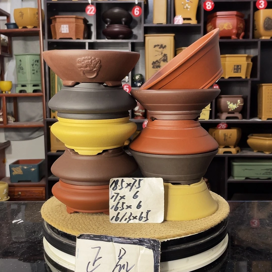 D-盆尚好紫砂花盆