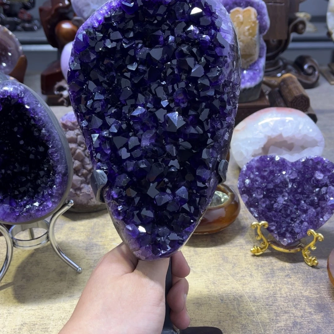 紫晶摆件未镶嵌摆件