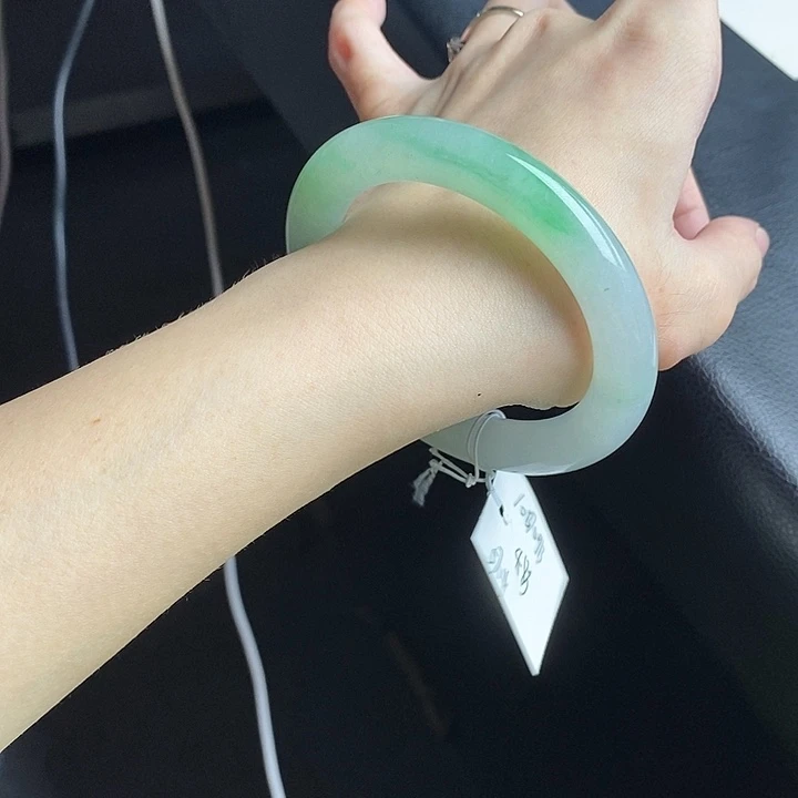 未镶嵌手镯翡翠57➕圆条