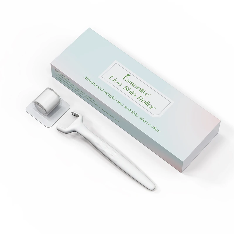Essenlite新款韩国同款玻尿酸滚轮皮肤滚针水光精华导入水光肌套盒次抛家用械字号