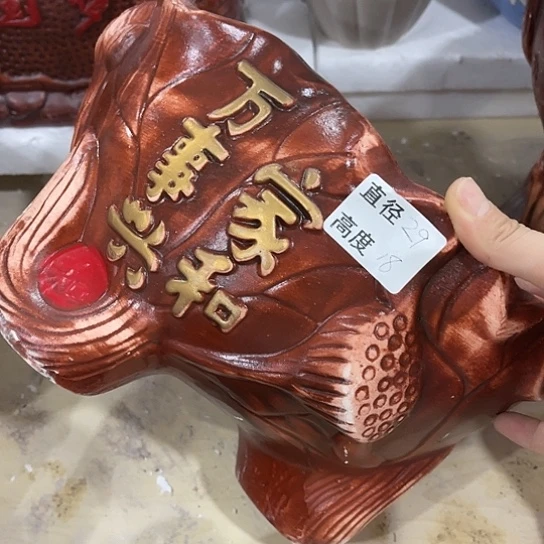 多肉绿植陶瓷花盆9.9包邮，有孔