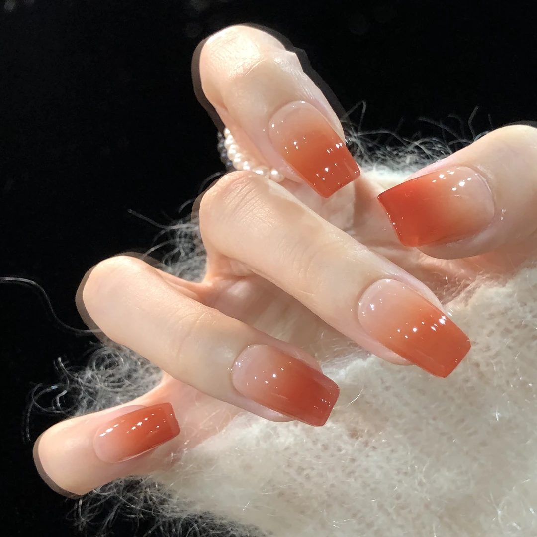 喵公子【西红柿首富】纯手工穿戴甲可拆卸美甲光疗甲