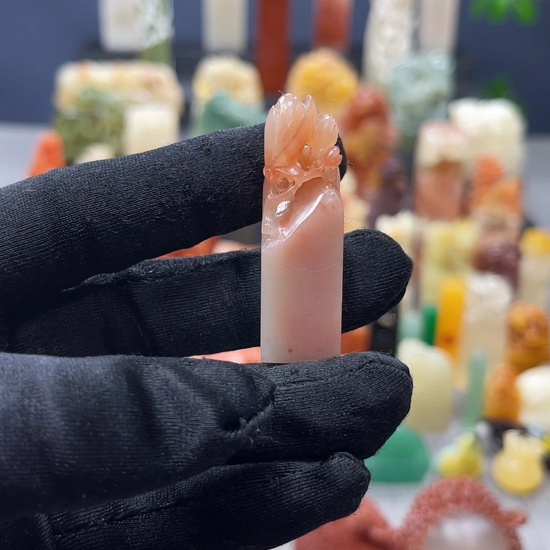 昌化石印石包邮包刻7656