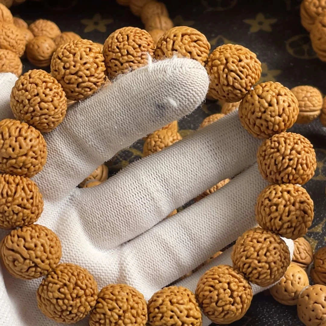 7***0桃核手串荔枝纹桃核