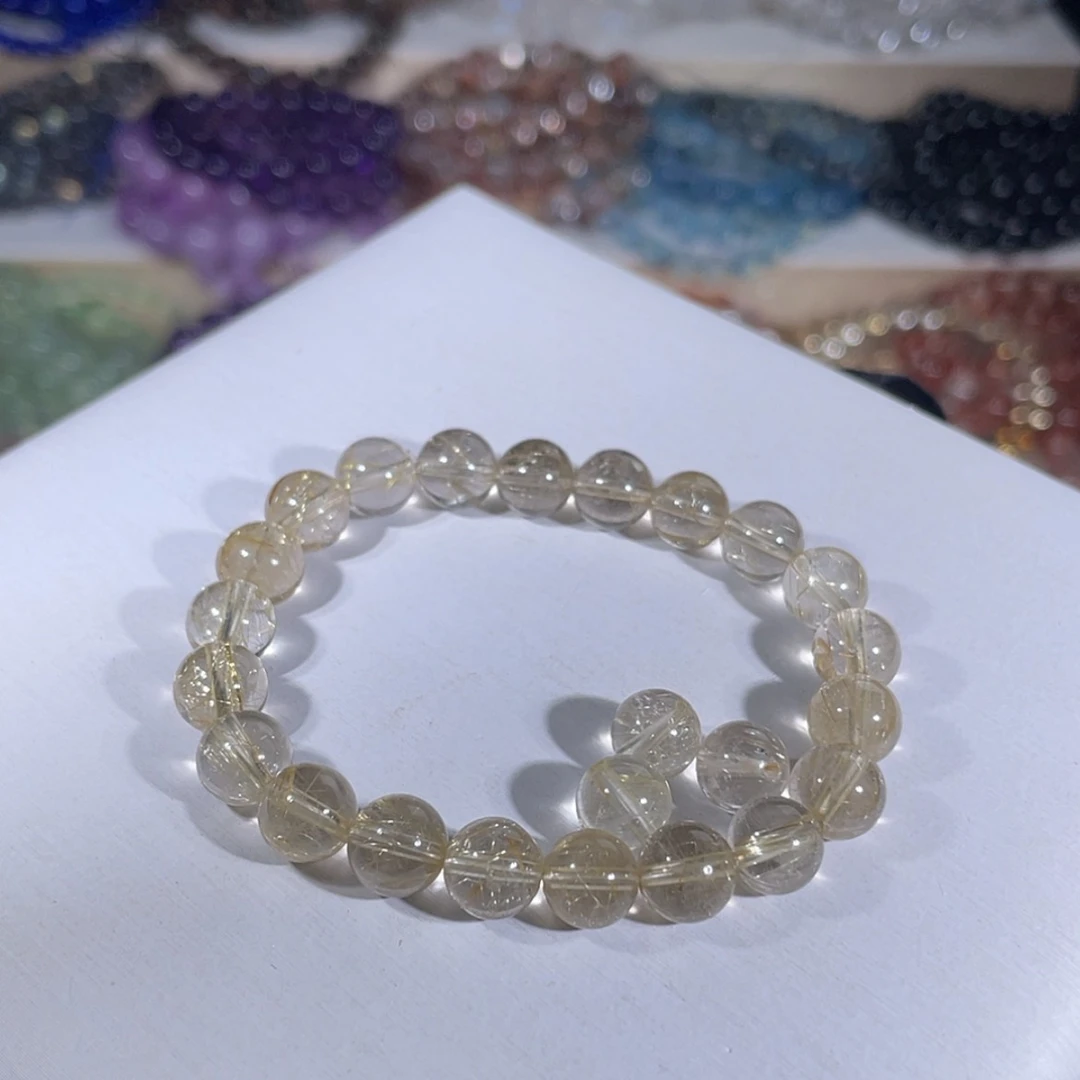 【闪购商品】烟晶手链银S925镶嵌?****～