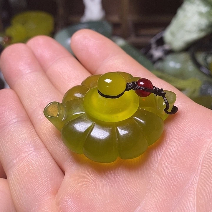 岫玉未镶嵌岫玉颈饰