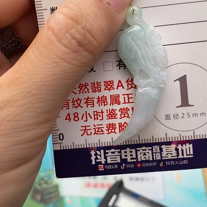颈饰未镶嵌翡翠龙牙