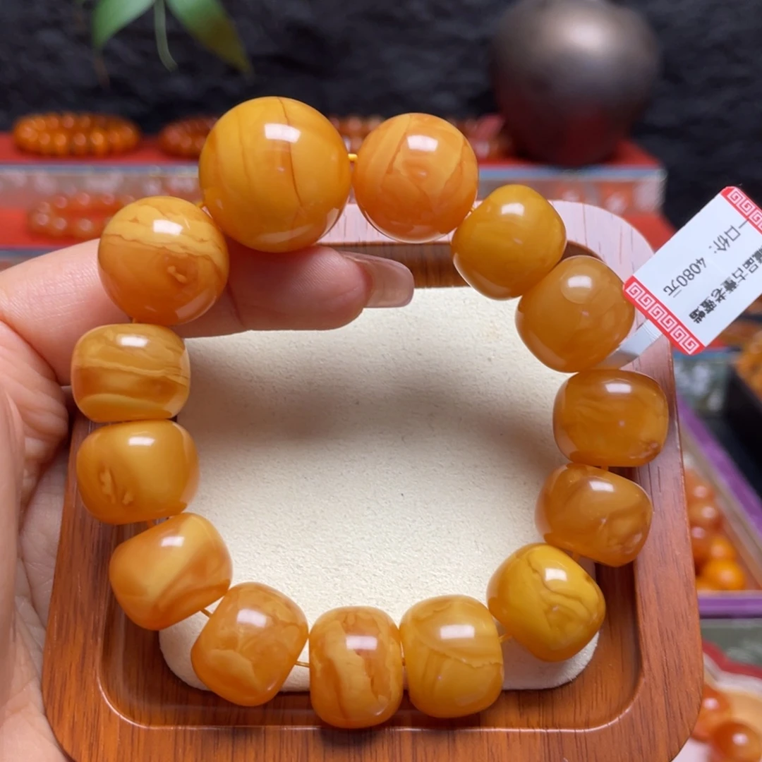 蜜蜡未镶嵌手链手串