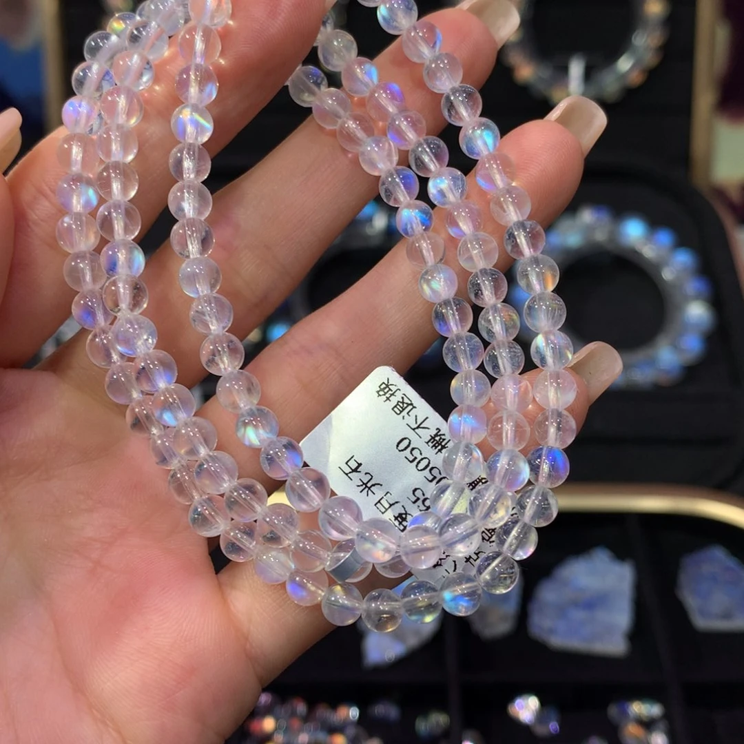 月光石手链4.9未镶嵌娇*