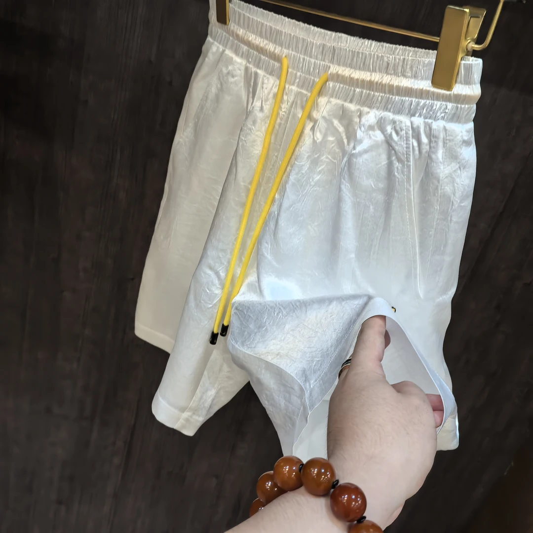 【ZZ】GZ-106//夏日新定-老钱穿搭轻奢醋酸面料时尚百搭短裤