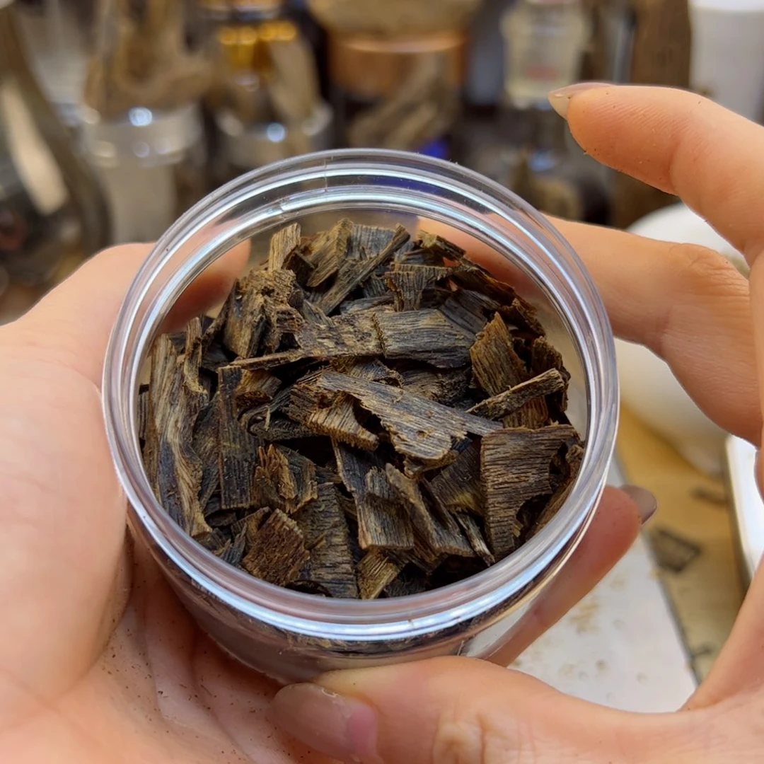 沉香木摆件暧*棋楠沉香白棋沉水碎料30克