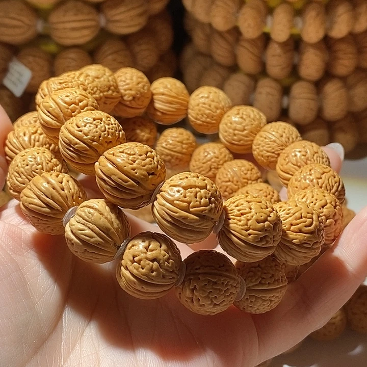 手串桃核顺顺利利野生120